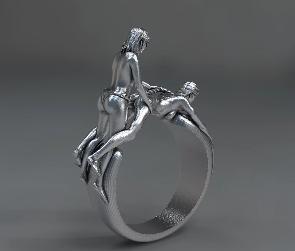 Two women doggy style sexual ring - Image 7