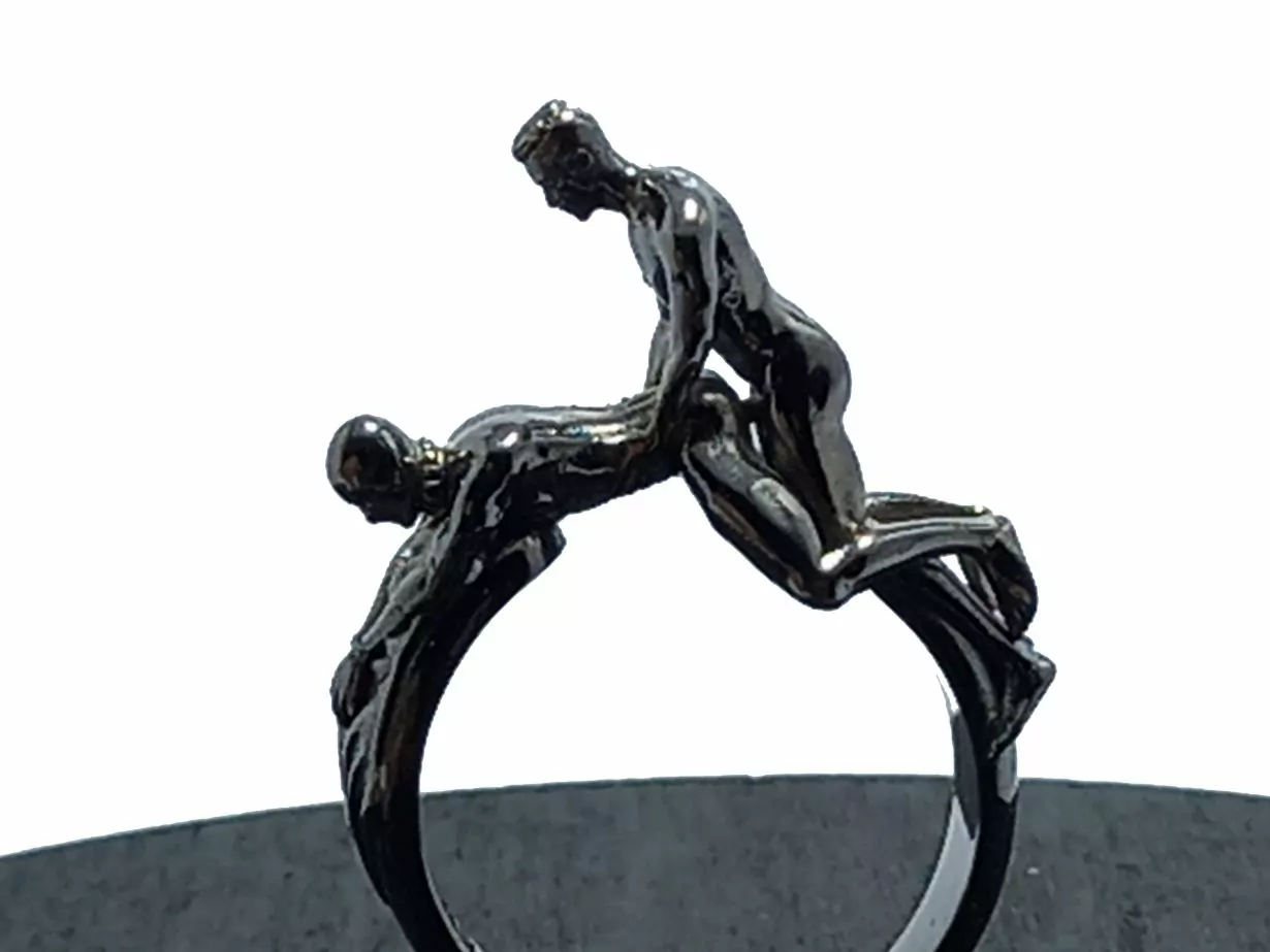 Nude Dominant men doggy style sex ring - Image 2