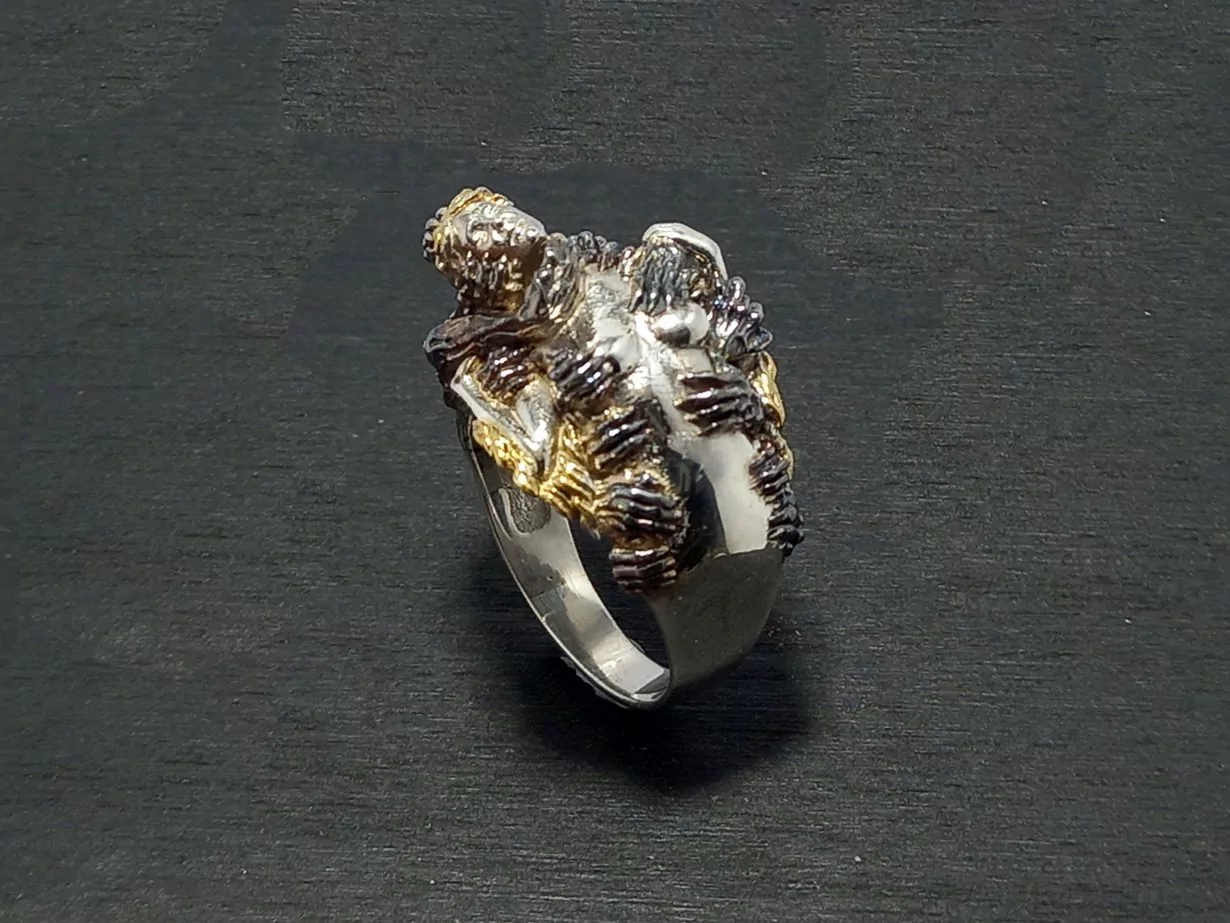 Hands on Goddess ring