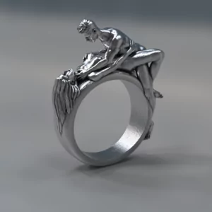 Nude couple missionary position sexual ring