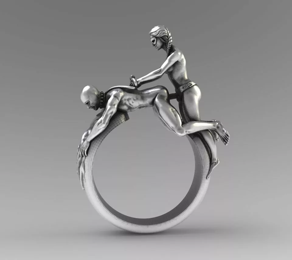 Dominant pegging sexual statement ring - Image 5