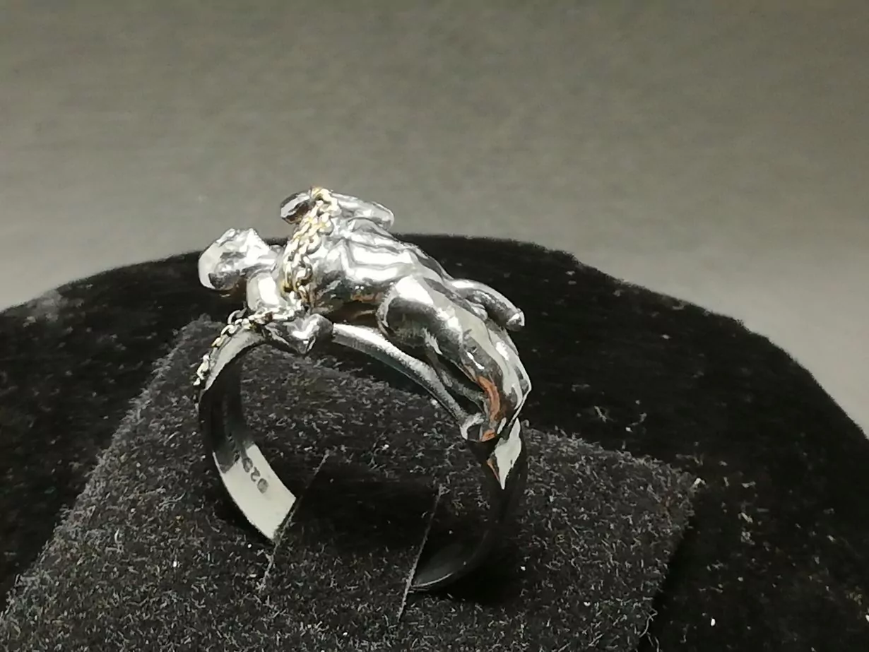 Nude Chained Man ring erotic jewelry JewelryRider Nude Chained Man ring - Image 7