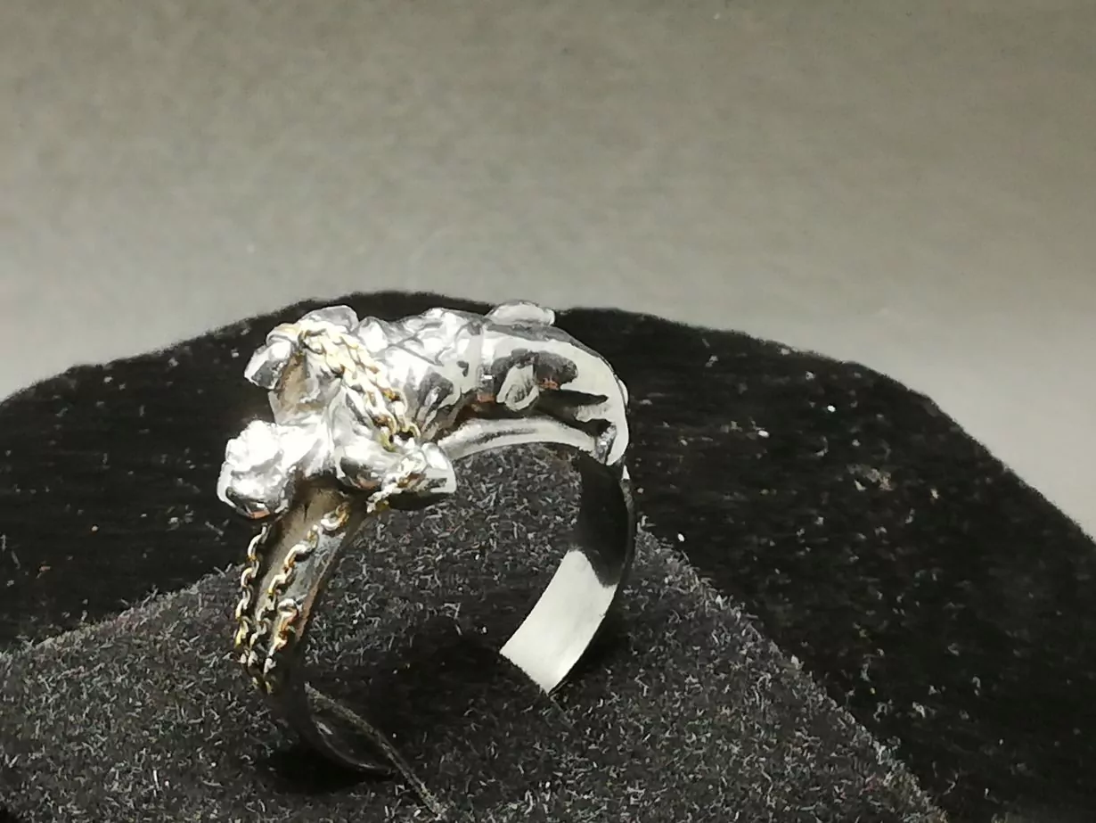 Nude Chained Man ring erotic jewelry JewelryRider Nude Chained Man ring - Image 4