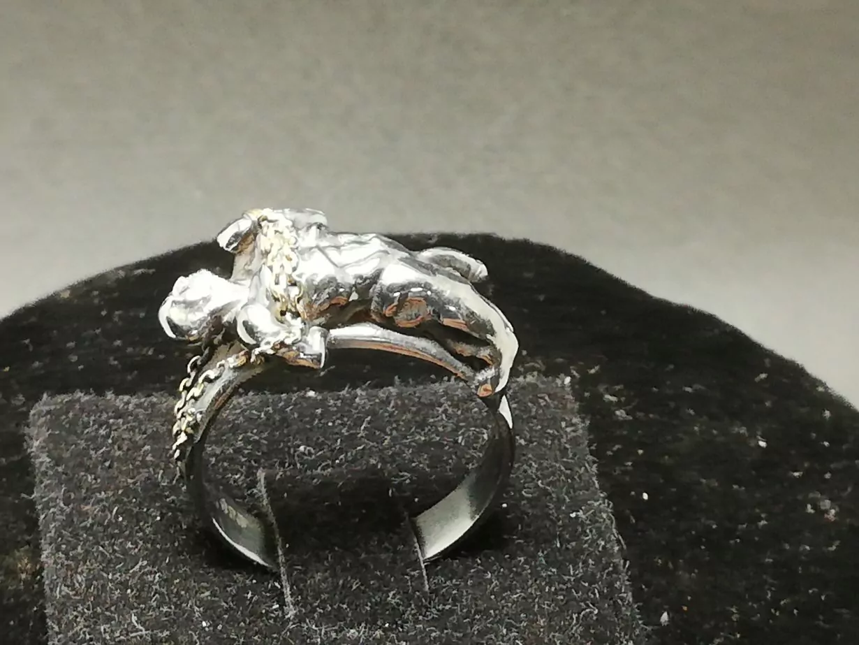 Nude Chained Man ring erotic jewelry JewelryRider Nude Chained Man ring - Image 3