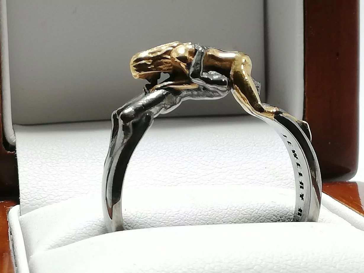 Couple 69 pose ring erotic jewelry JewelryRider Couple 69 pose ring - Image 6