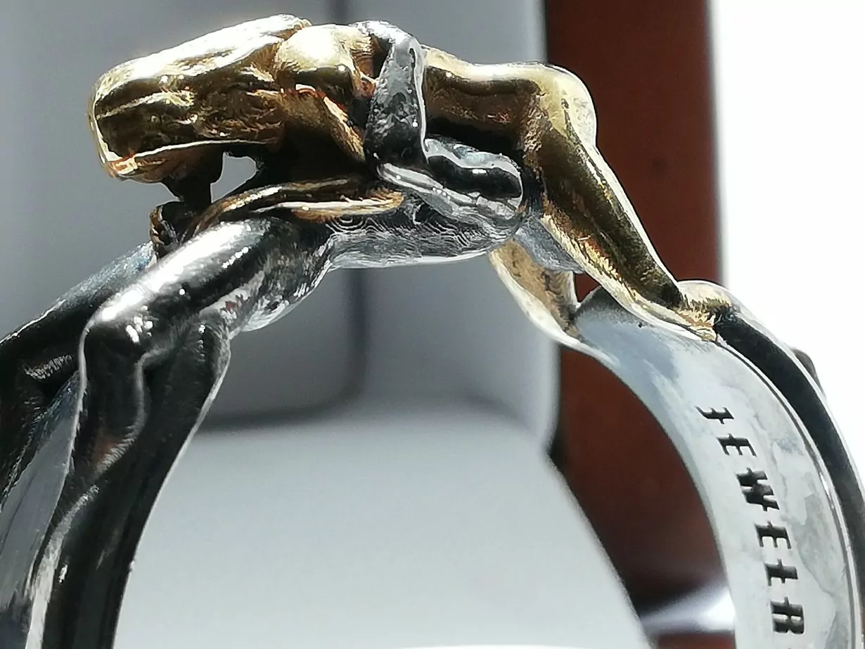 Couple 69 pose ring erotic jewelry JewelryRider Couple 69 pose ring - Image 4