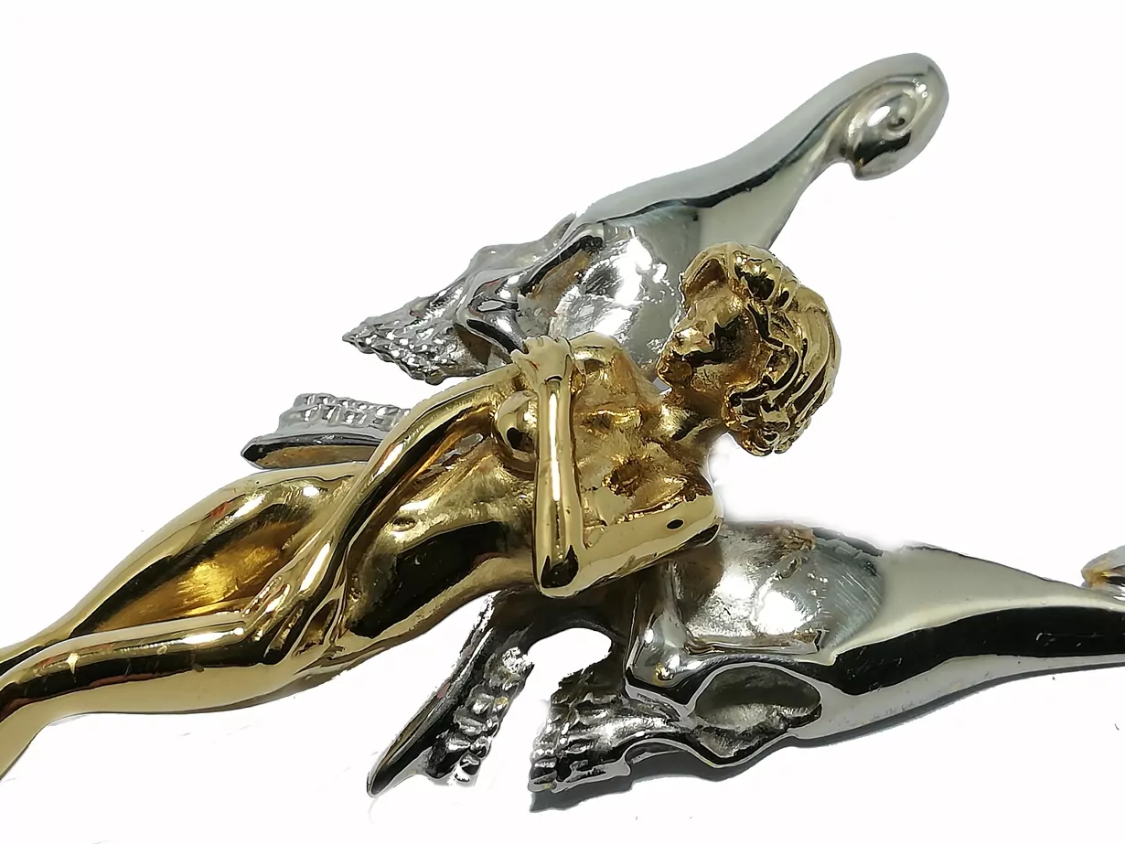 Lovingly Crafted Angel Pendant with Skull - Image 3