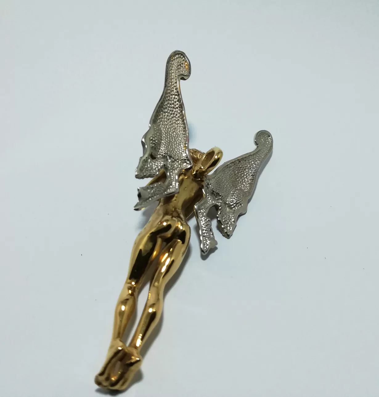 Lovingly Crafted Angel Pendant with Skull - Image 7