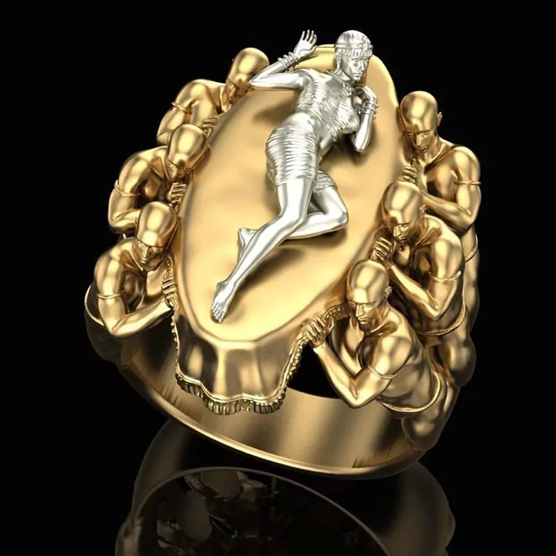 Mistress and slaves ring