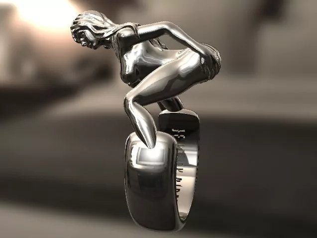 Booty Grab Erotic Realistic Ring - Image 7