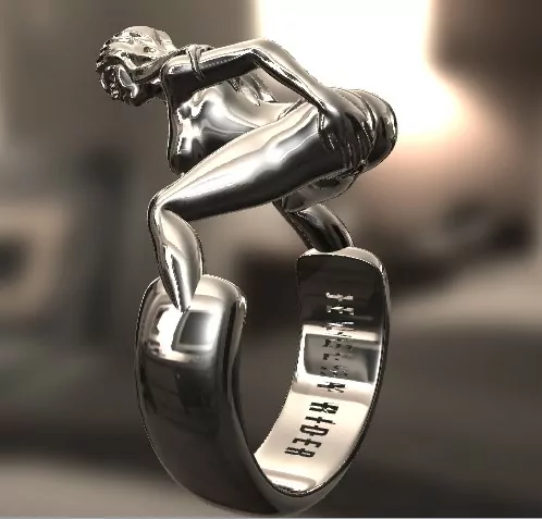 Booty Grab Erotic Realistic Ring - Image 6