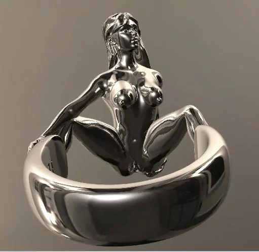 Booty Grab Erotic Realistic Ring - Image 3