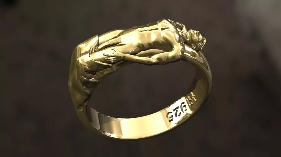 The porno star ring erotic jewelry JewelryRider The porno star ring - Image 2