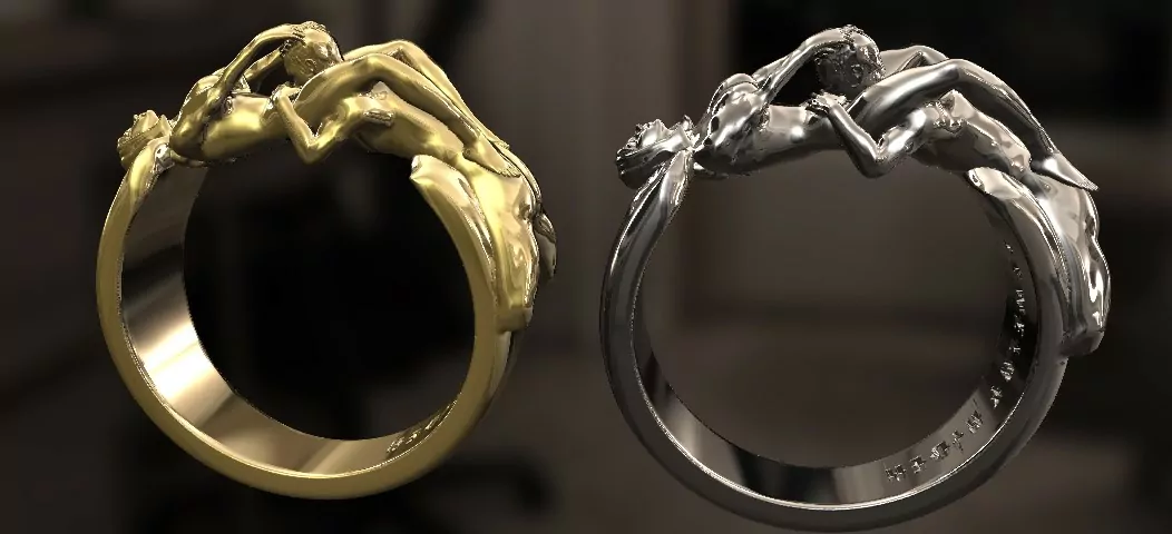 Woman oral position statement ring - Image 4