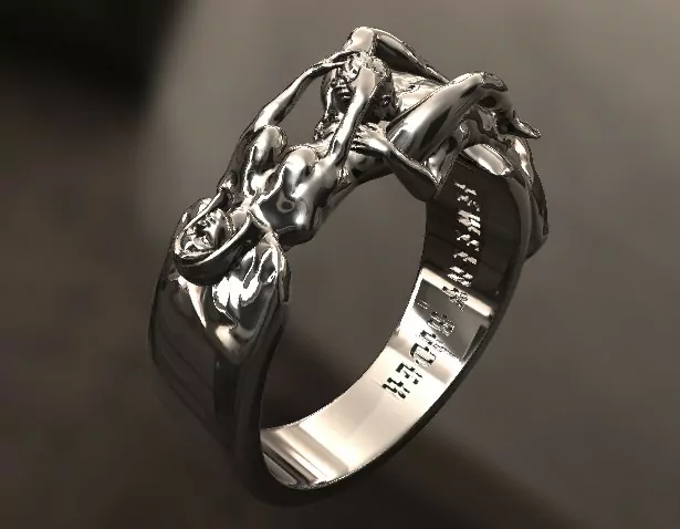 Woman oral position statement ring - Image 3