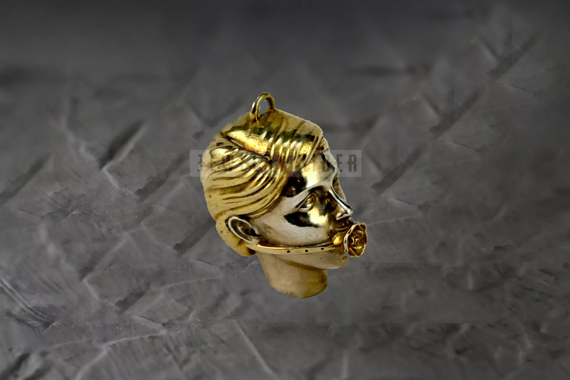 DDLG Sexy woman rose ball gag pendant