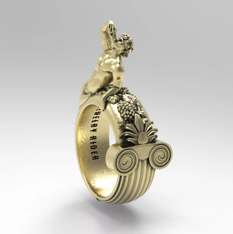God Dionysus ring