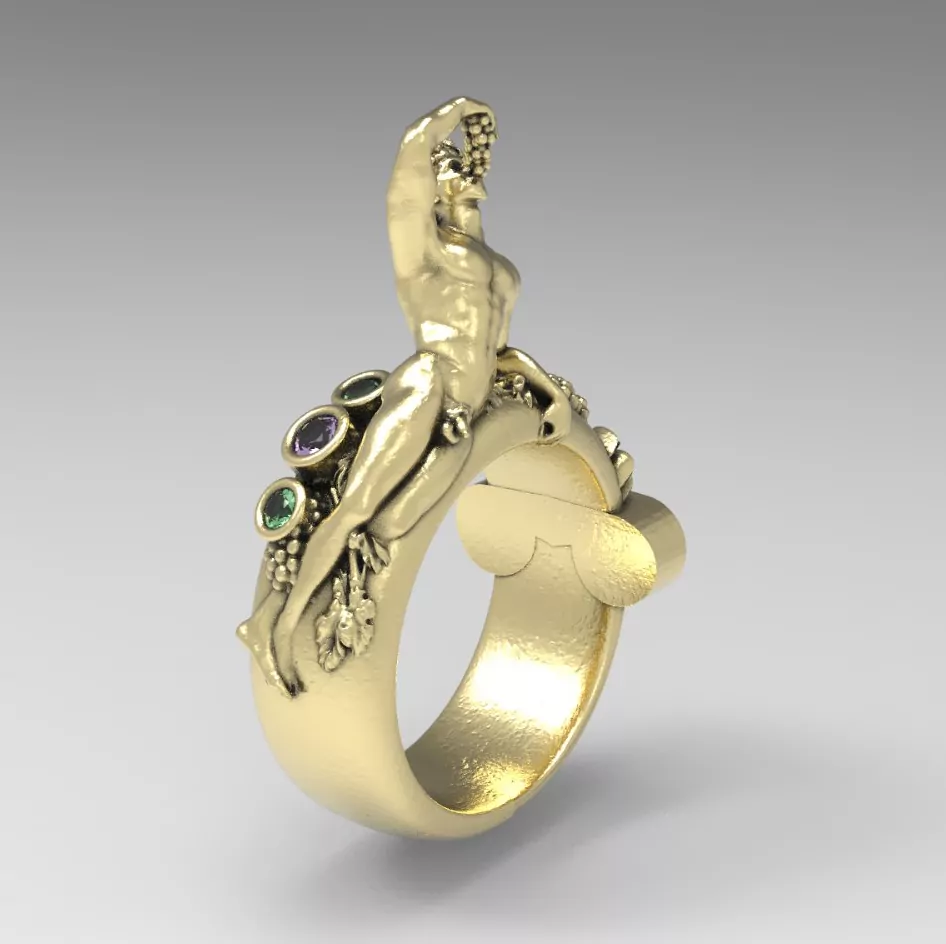 God Dionysus ring - Image 2