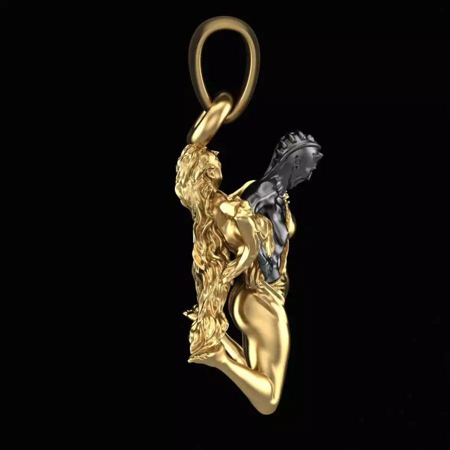 Girl unveiling her evil side pendant - Image 7