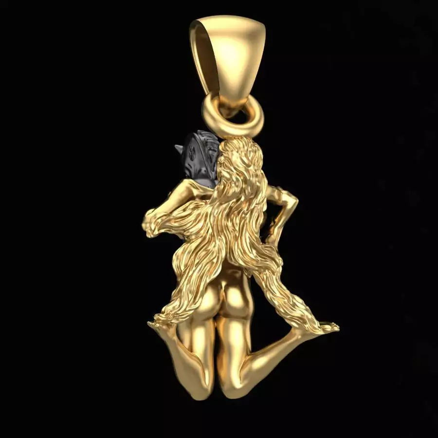 Girl unveiling her evil side pendant - Image 8