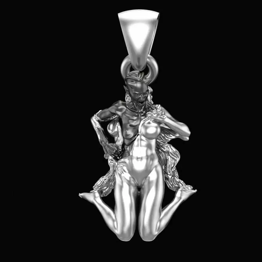 Girl unveiling her evil side pendant - Image 11