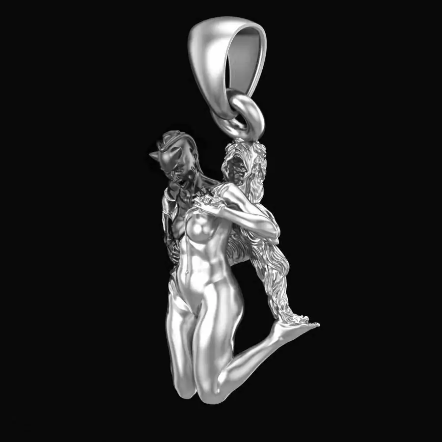 Girl unveiling her evil side pendant - Image 12