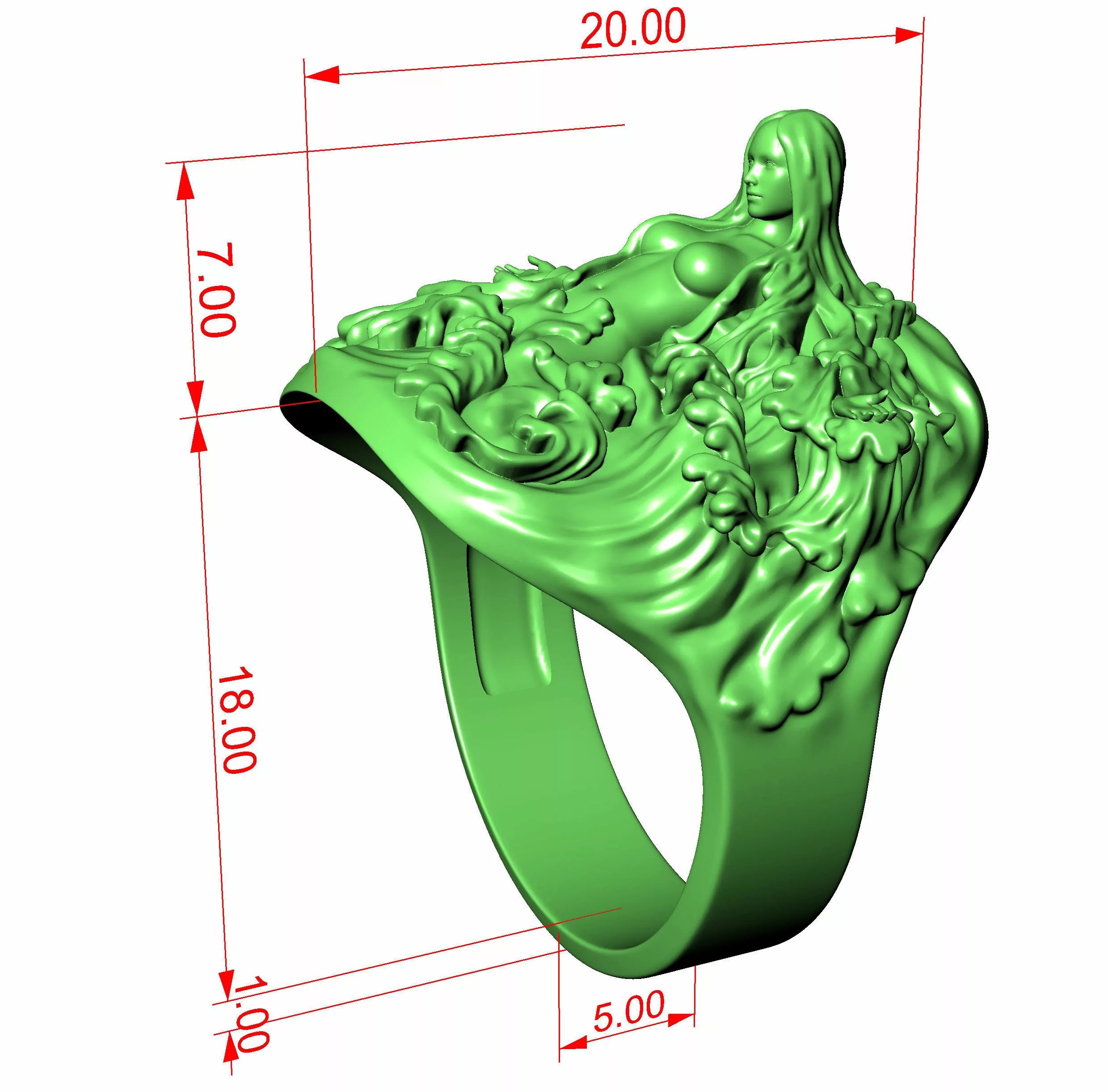 Erotic mermaid ring - Image 6