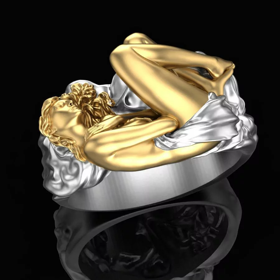 Sleeping beauty ring