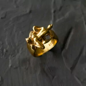 Lesbian 69 Pose Ring with a Kinky Twist