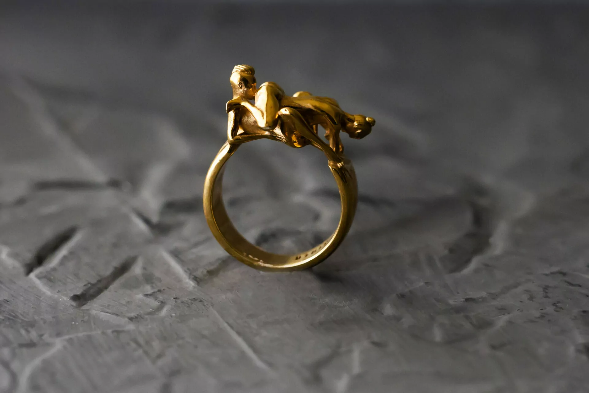 Lesbian 69 Pose Ring with a Kinky Twist erotic jewelry JewelryRider Lesbian 69 Pose Ring with a Kinky Twist - Image 2