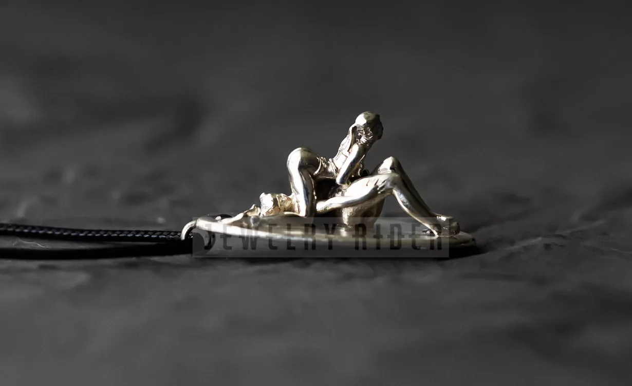 BDSM Mistress and Slave Pendant