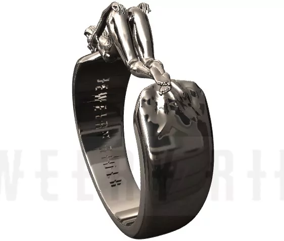 Woman in an extremely seductive pose ring - Image 7