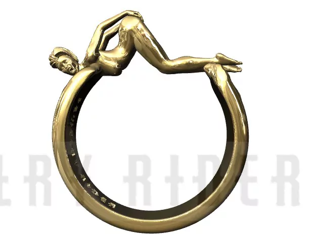 Woman in an extremely seductive pose ring - Image 11