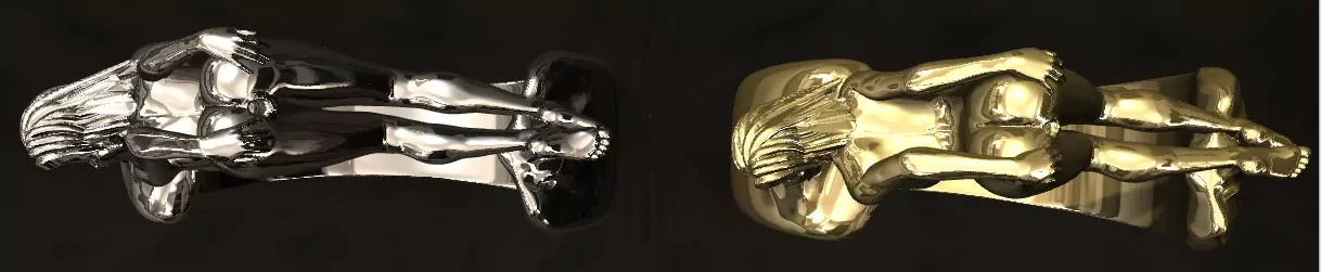 Woman in an extremely seductive pose ring - Image 15