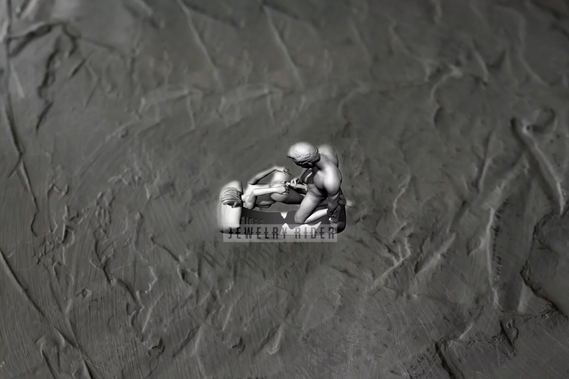 Passionate couple doggy style gaping statement ring - Image 2