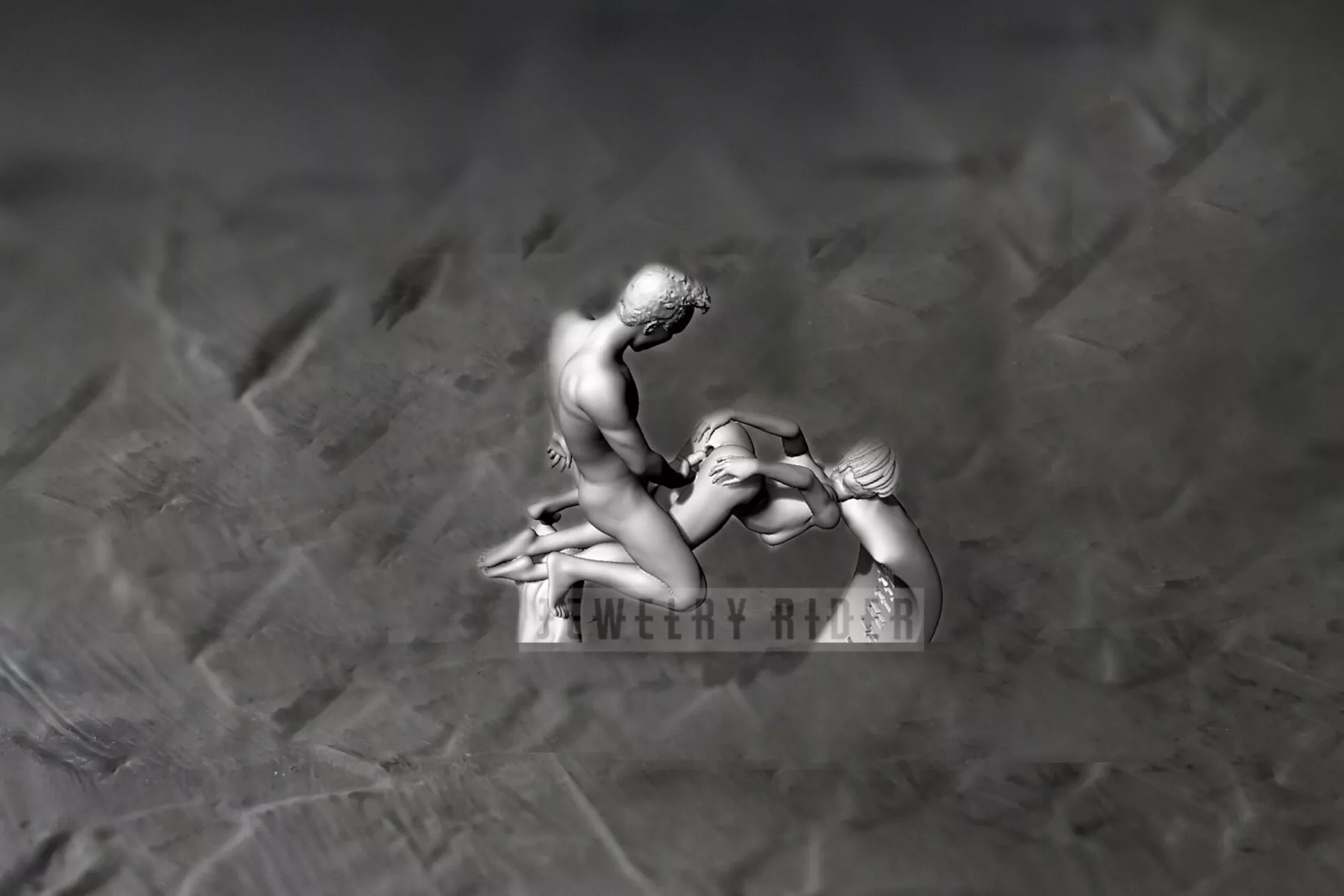 Passionate couple doggy style gaping statement ring - Image 3