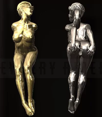 Woman in an extremely seductive pose pendant - Image 2