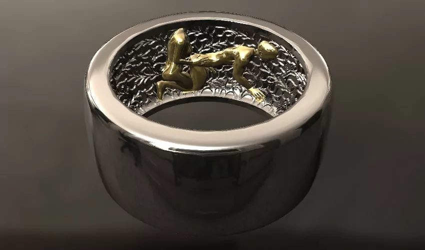 The secret dominant peg me Mistress pet statement ring - Image 12