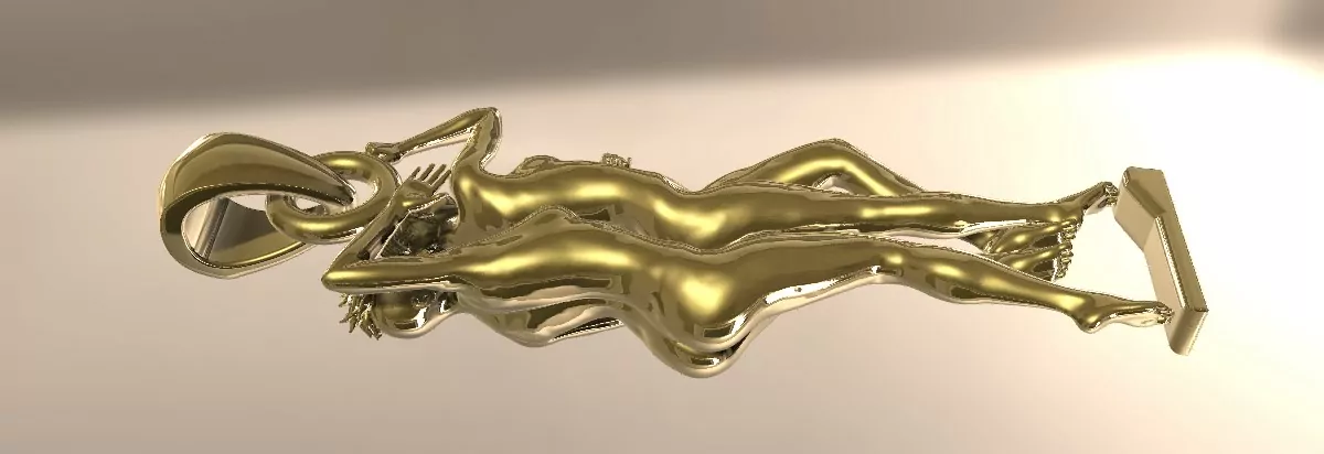 Lesbian passionate hug pendant, LGBT pendant - Image 5