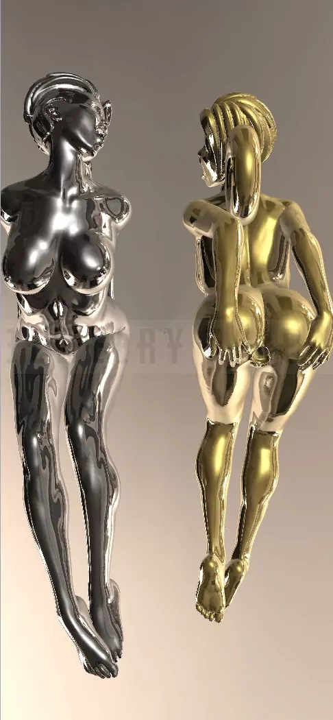 Woman in an extremely seductive pose pendant - Image 7