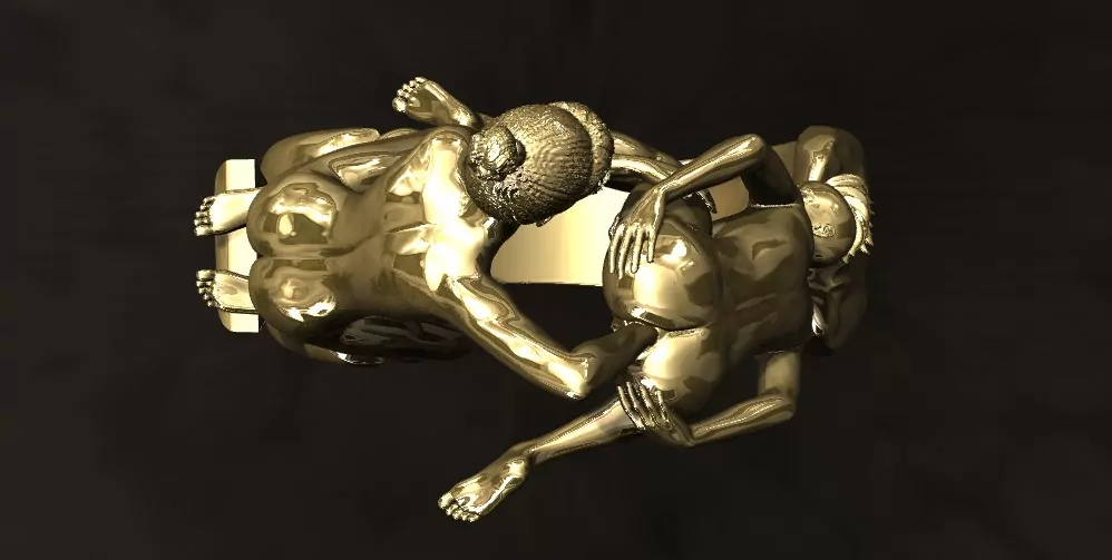 Lesbian fisting Pose pendant - Image 2