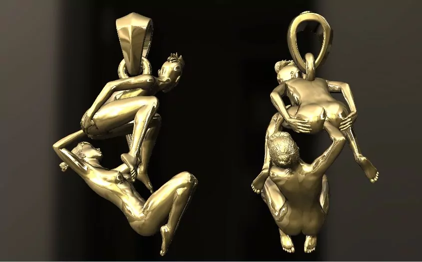 Lesbian fisting Pose pendant - Image 3