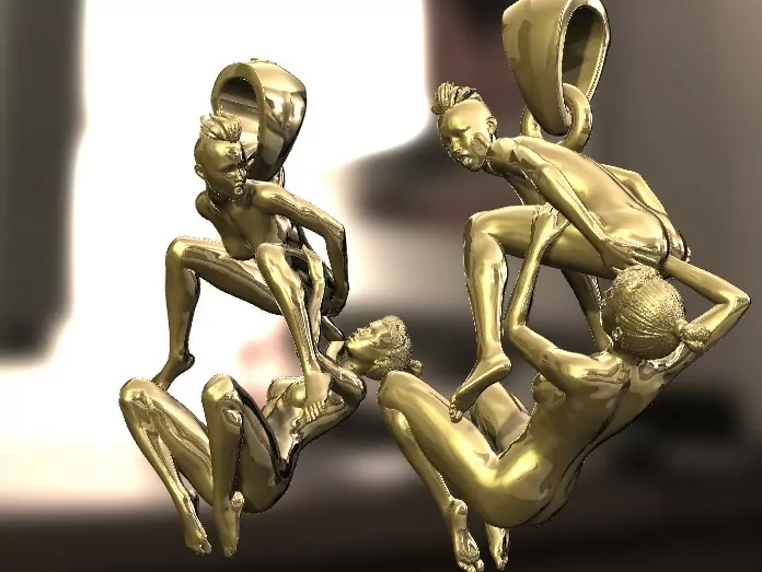 Lesbian fisting Pose pendant - Image 5