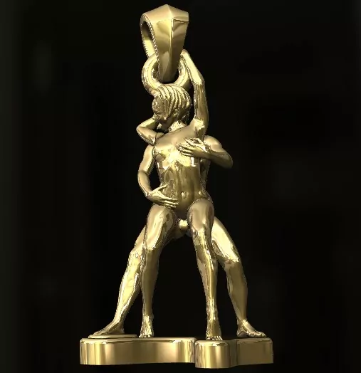 Passionate couple in an suggestive pose - Image 2