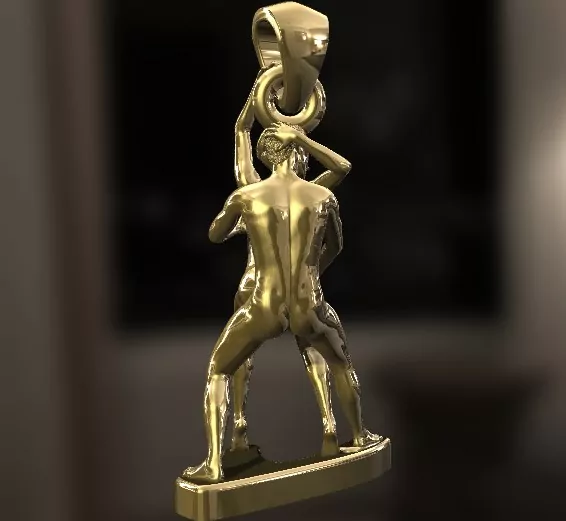 Passionate couple in an suggestive pose - Image 3