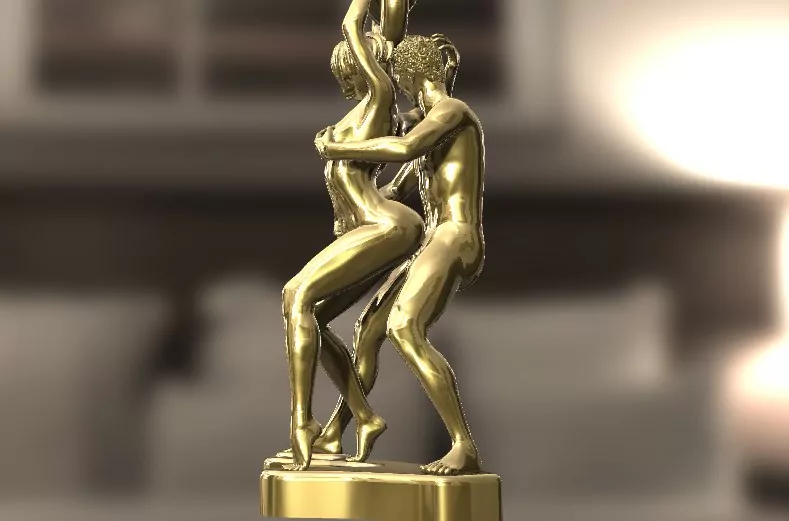 Passionate couple in an suggestive pose - Image 8