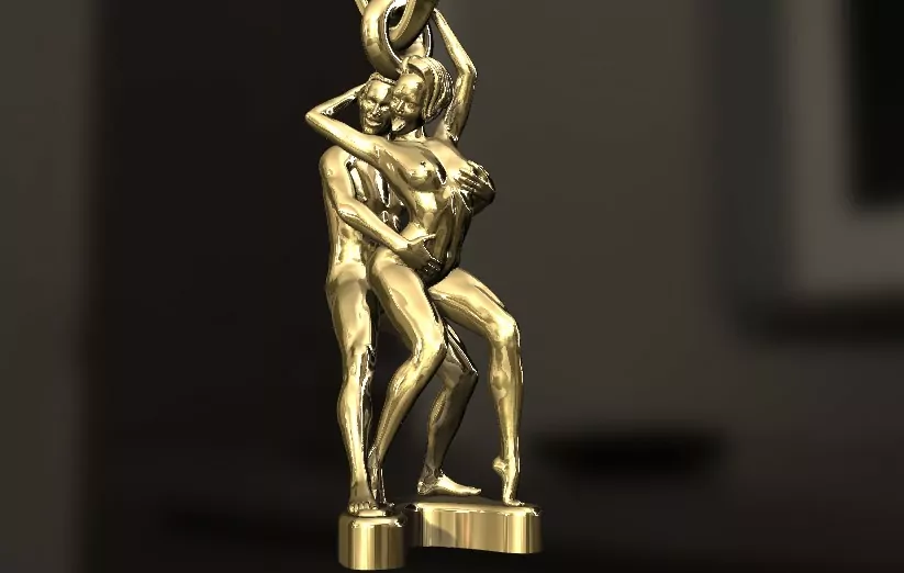 Passionate couple in an suggestive pose - Image 9