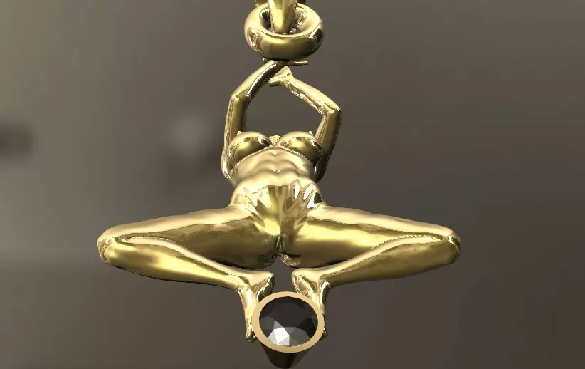 Woman in an seductive sexy pose pendant - Image 6