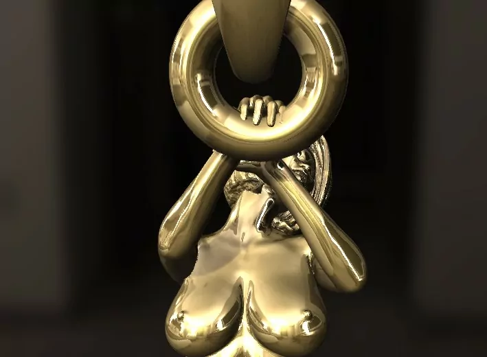 Woman in an seductive sexy pose pendant - Image 7