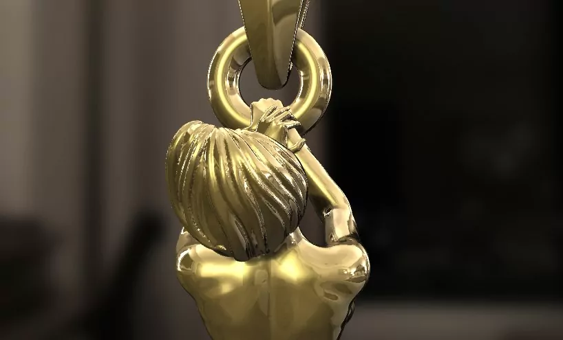 Woman in an seductive sexy pose pendant - Image 9